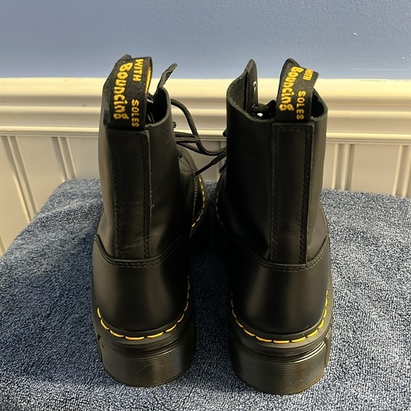 Dr Martens Audrick Nappa Leather Platform Ankle Boots Size 9 NEW - Picture 7 of 14